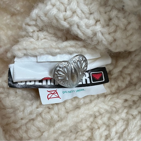 Vintage Obermeyer Wool Embroidered Cardigan Sweater - Picture 10 of 11